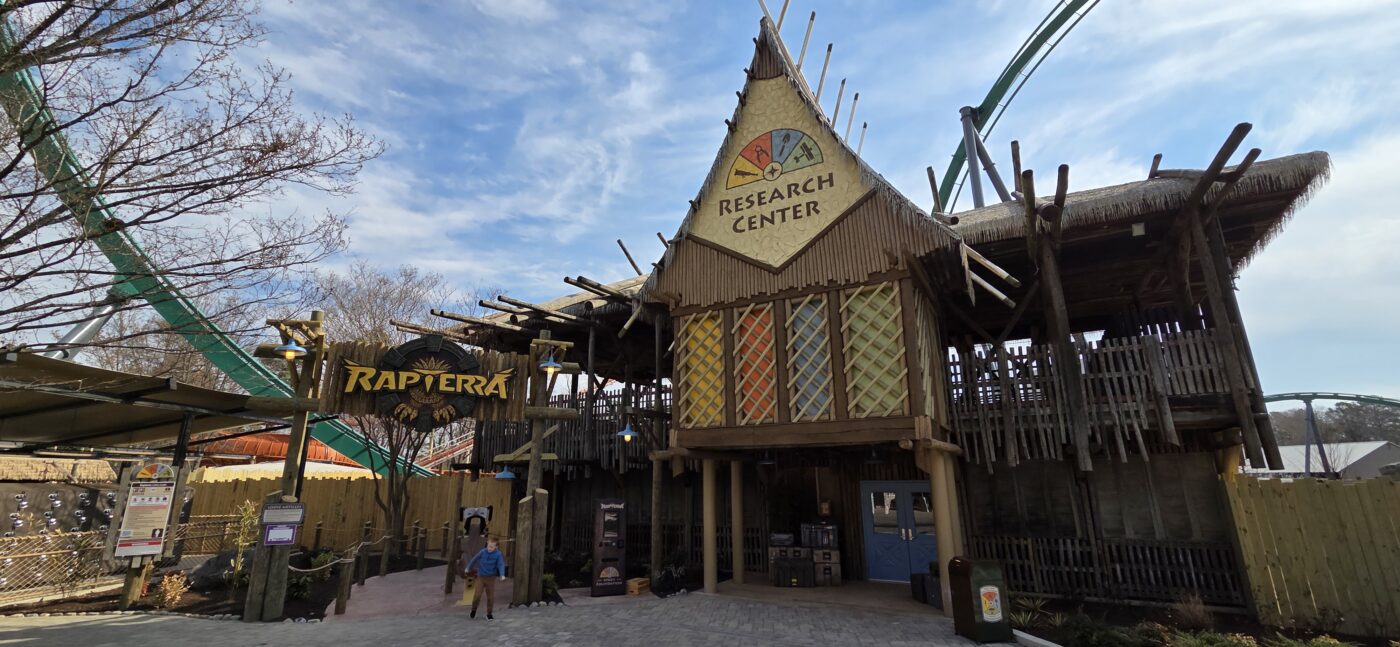 Entrance for Rapterra at Kings Dominion