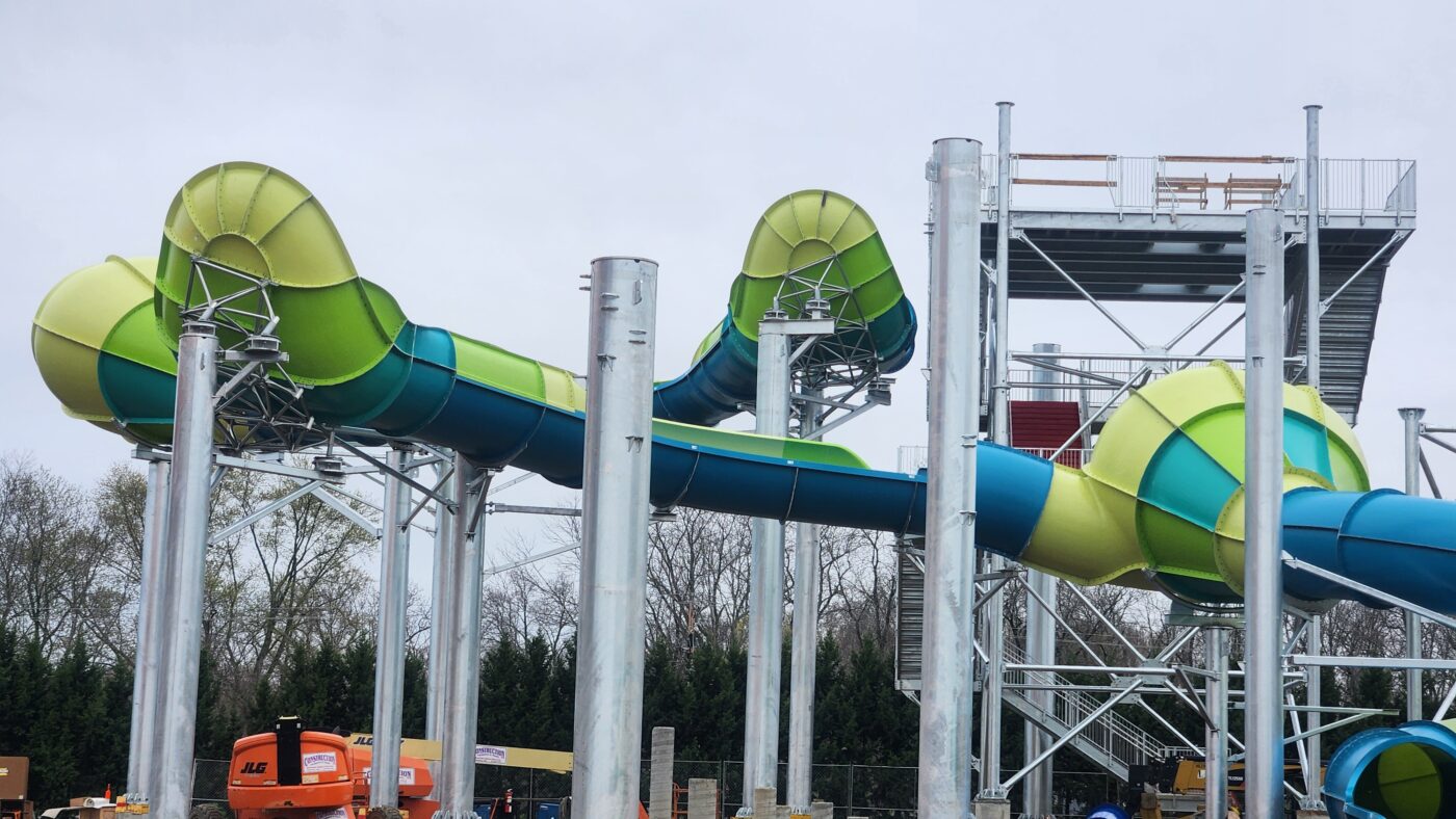 Mussel Mayhem waterslide